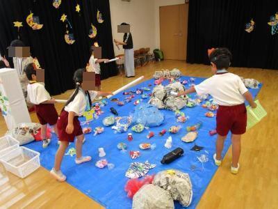 魚釣りゲームをしています