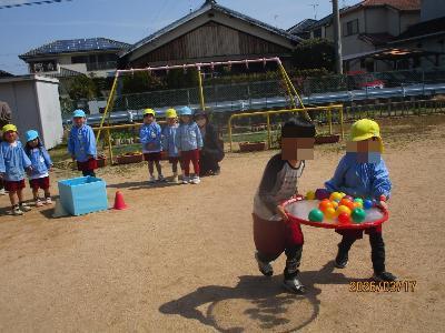 ゲームを楽しむ様子です。