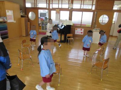 リズム遊びの様子です