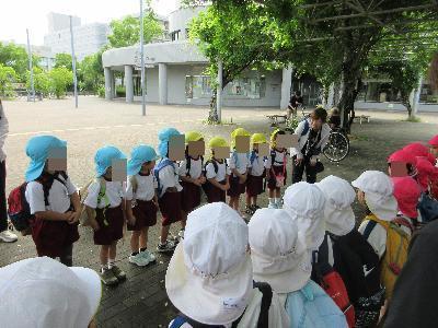 ほかの園のお友達とはじめましての会の様子。