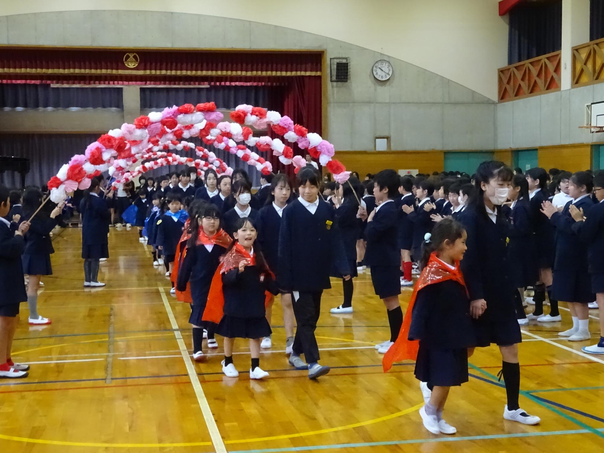 1年生を迎える会1