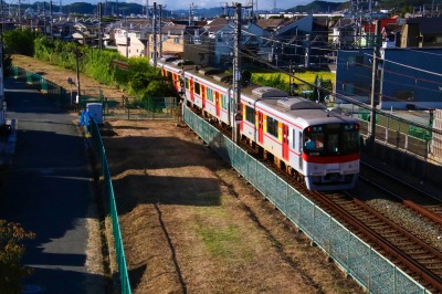 歩道橋から西側を見たところ