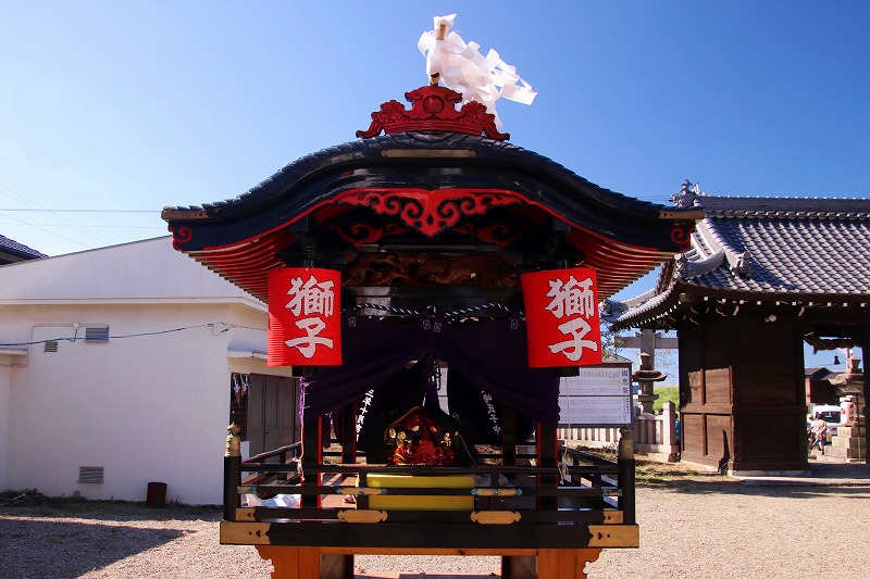 秋祭り獅子
