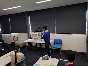 講座を聞いている様子