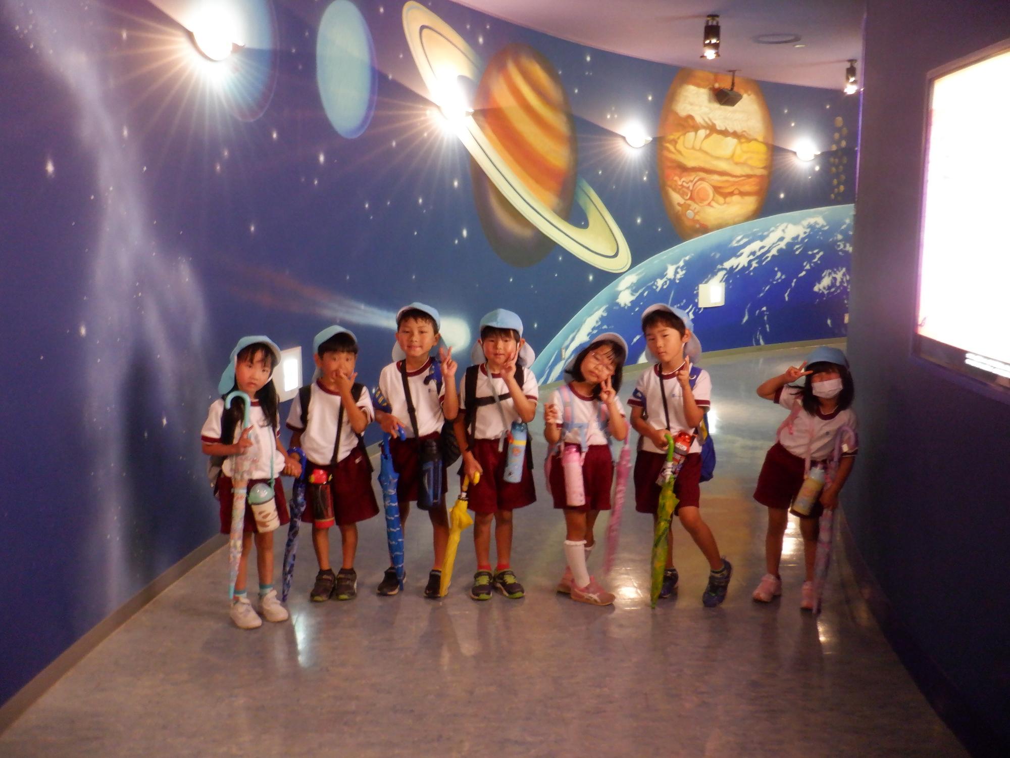 そら組プラネタリウム見学うれしいな！