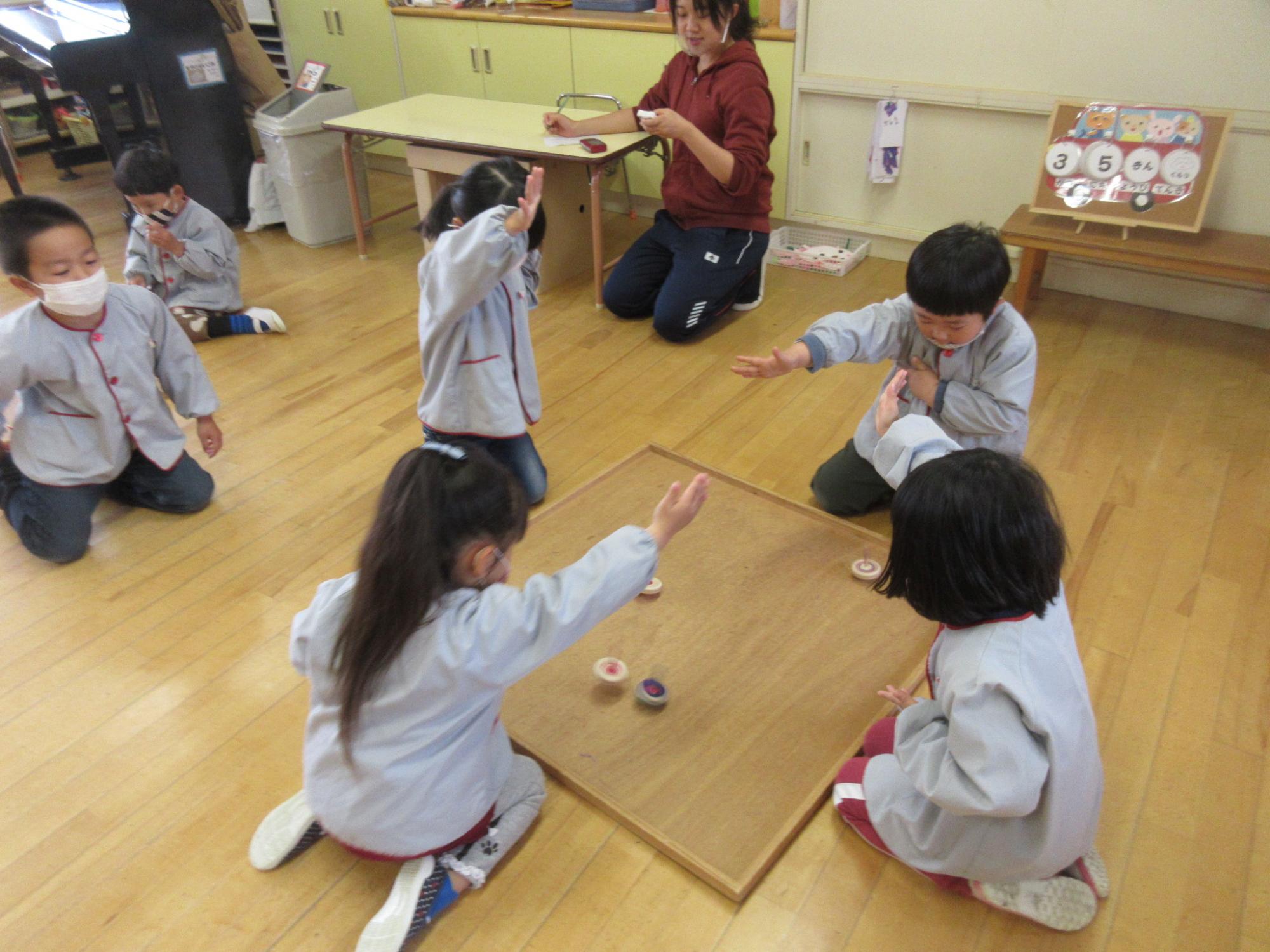 はな組こま回し大会