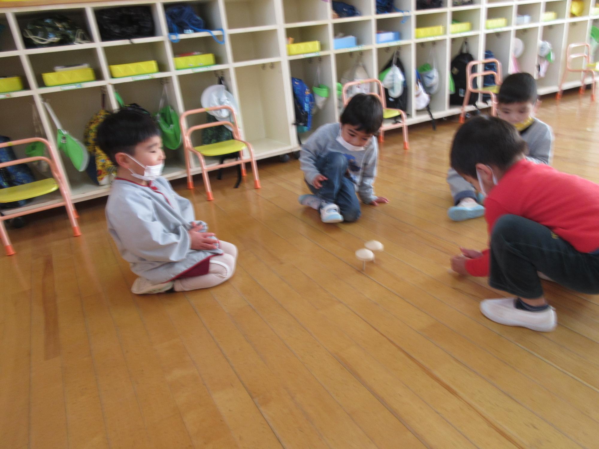 わかば組コマ回し