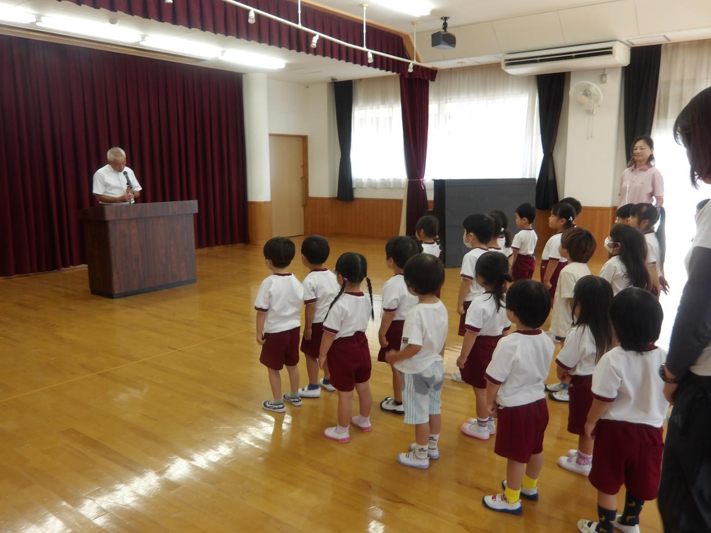 園長先生からのおはなし