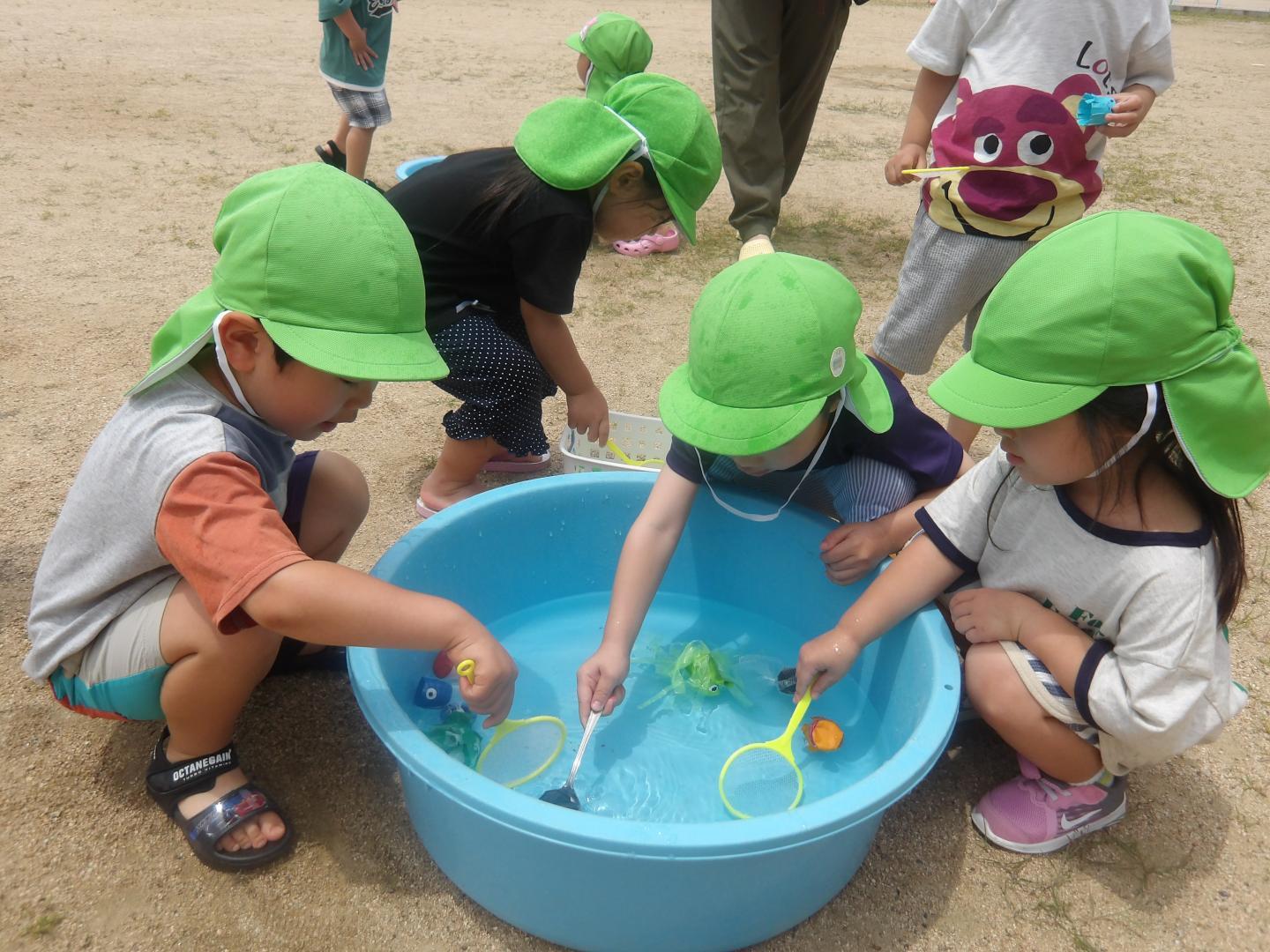 わかば水遊び