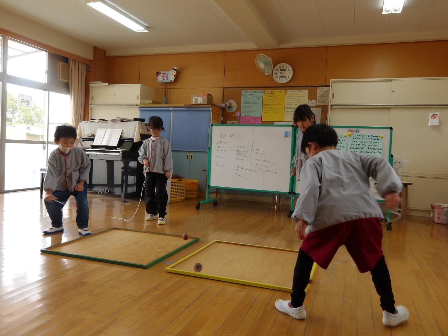 こま回し大会　5歳児