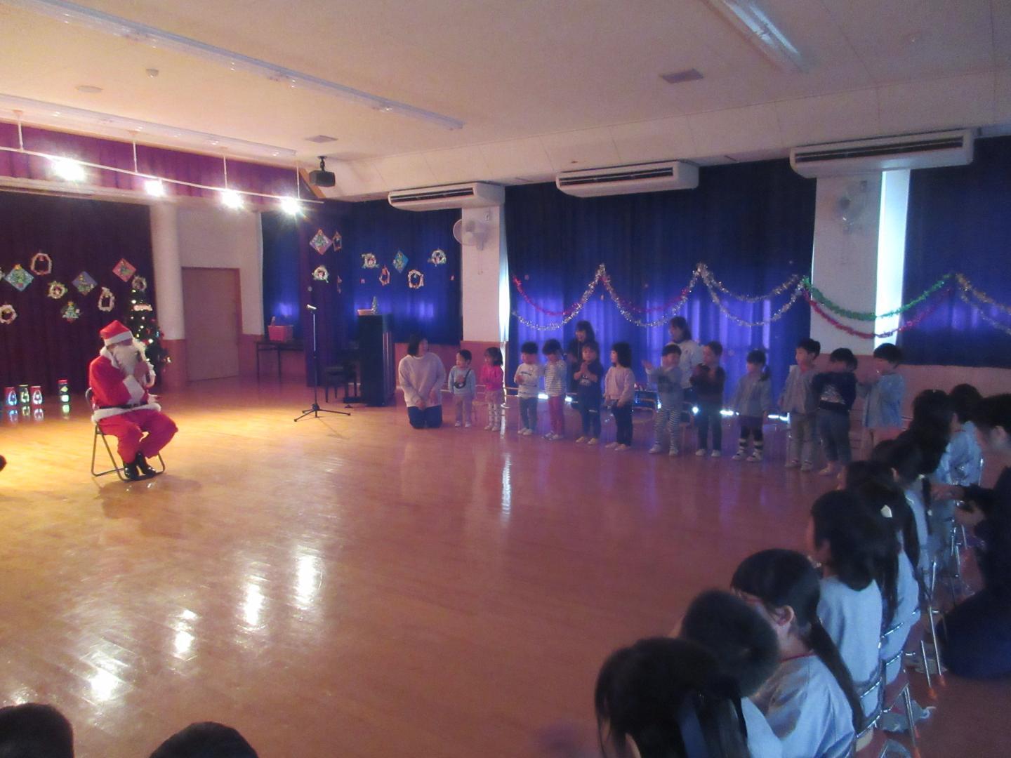 なかよし会　サンタさんへの質問