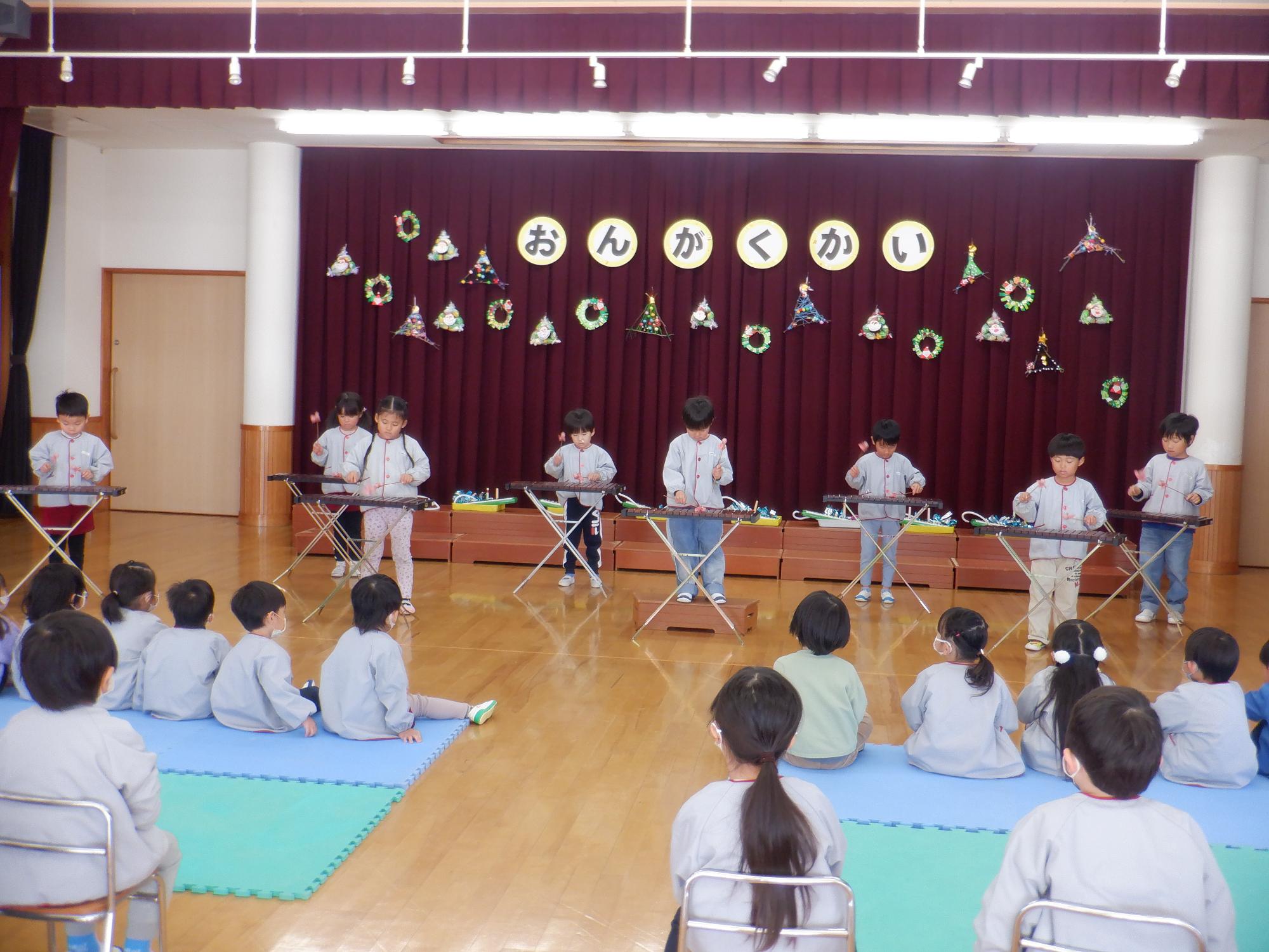 音楽会5歳児