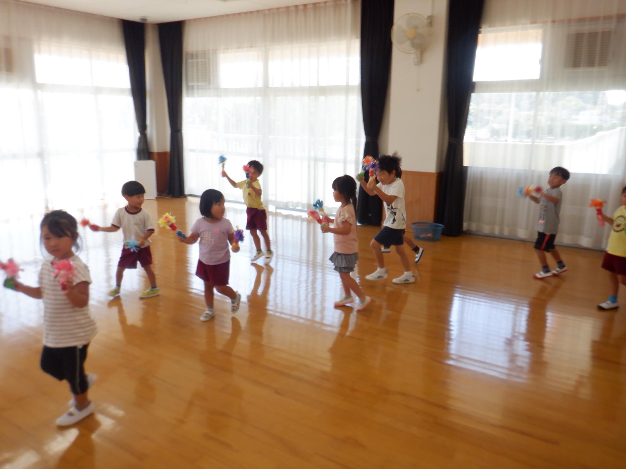 お月見会みんなで