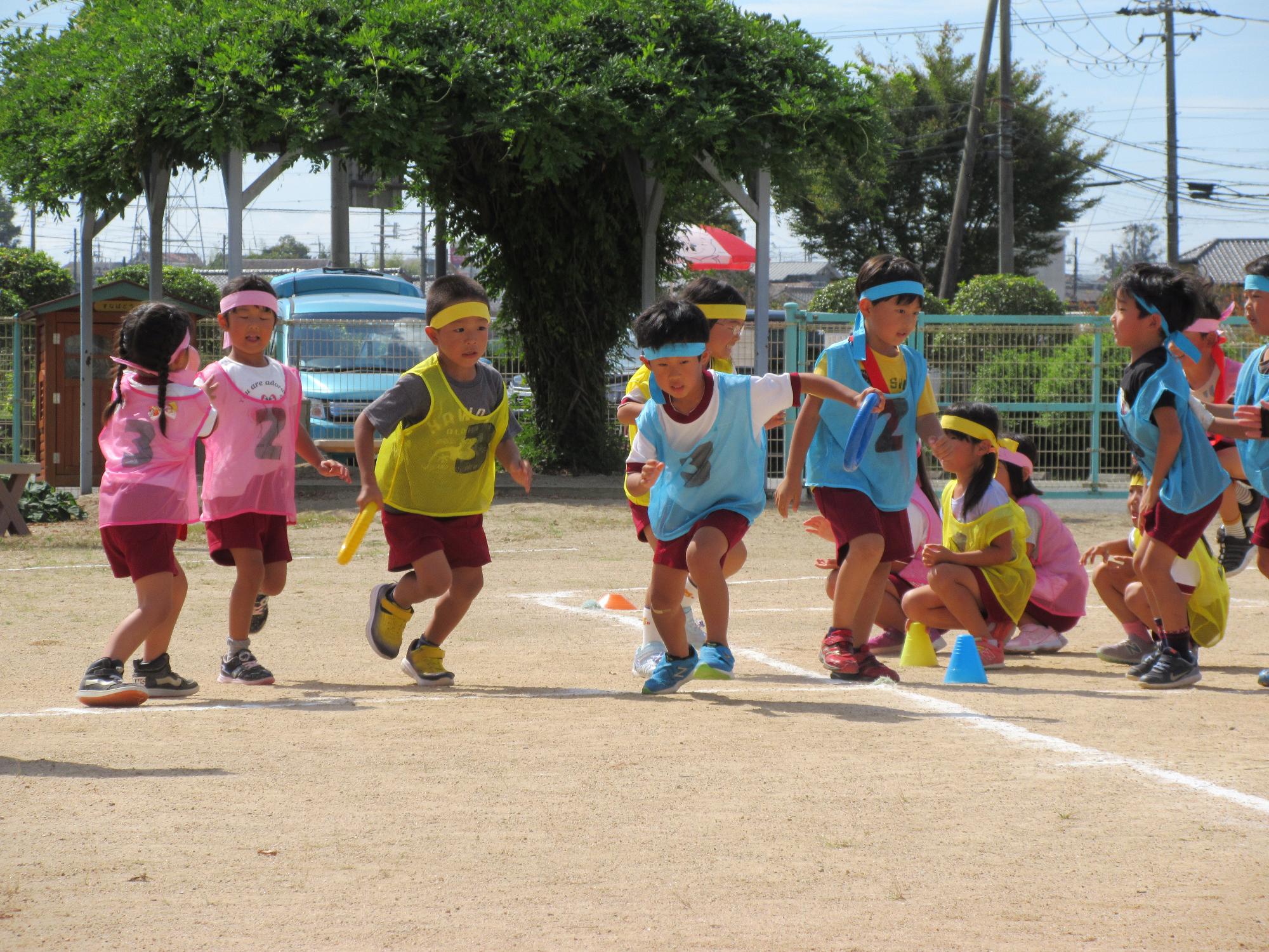 リレー負けないぞ