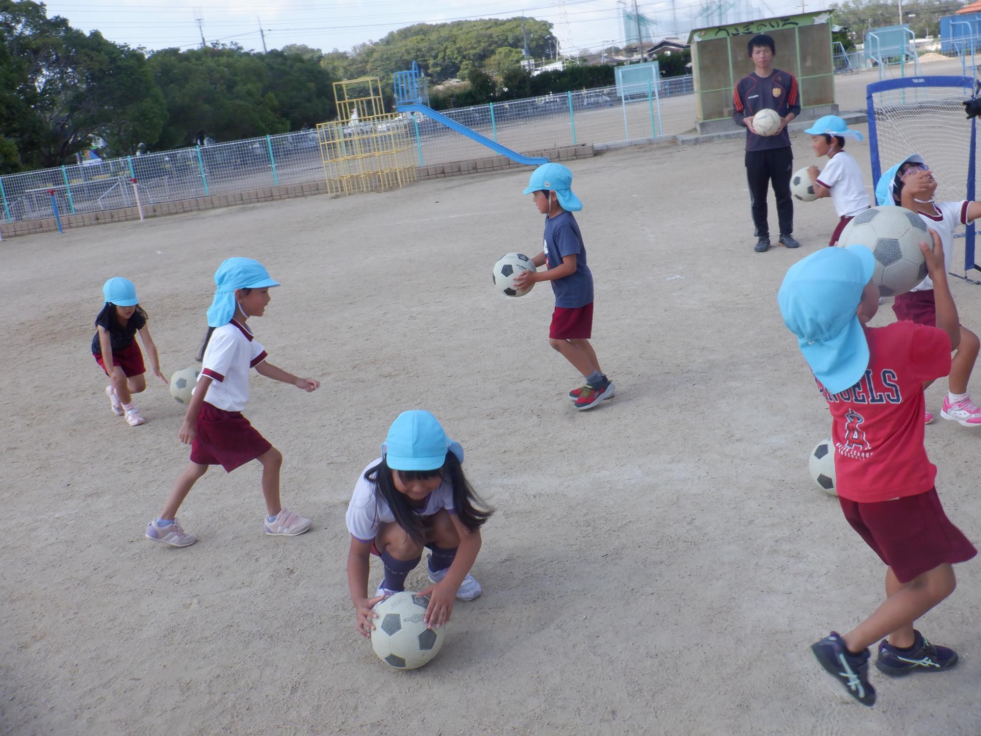 サッカー教室年長