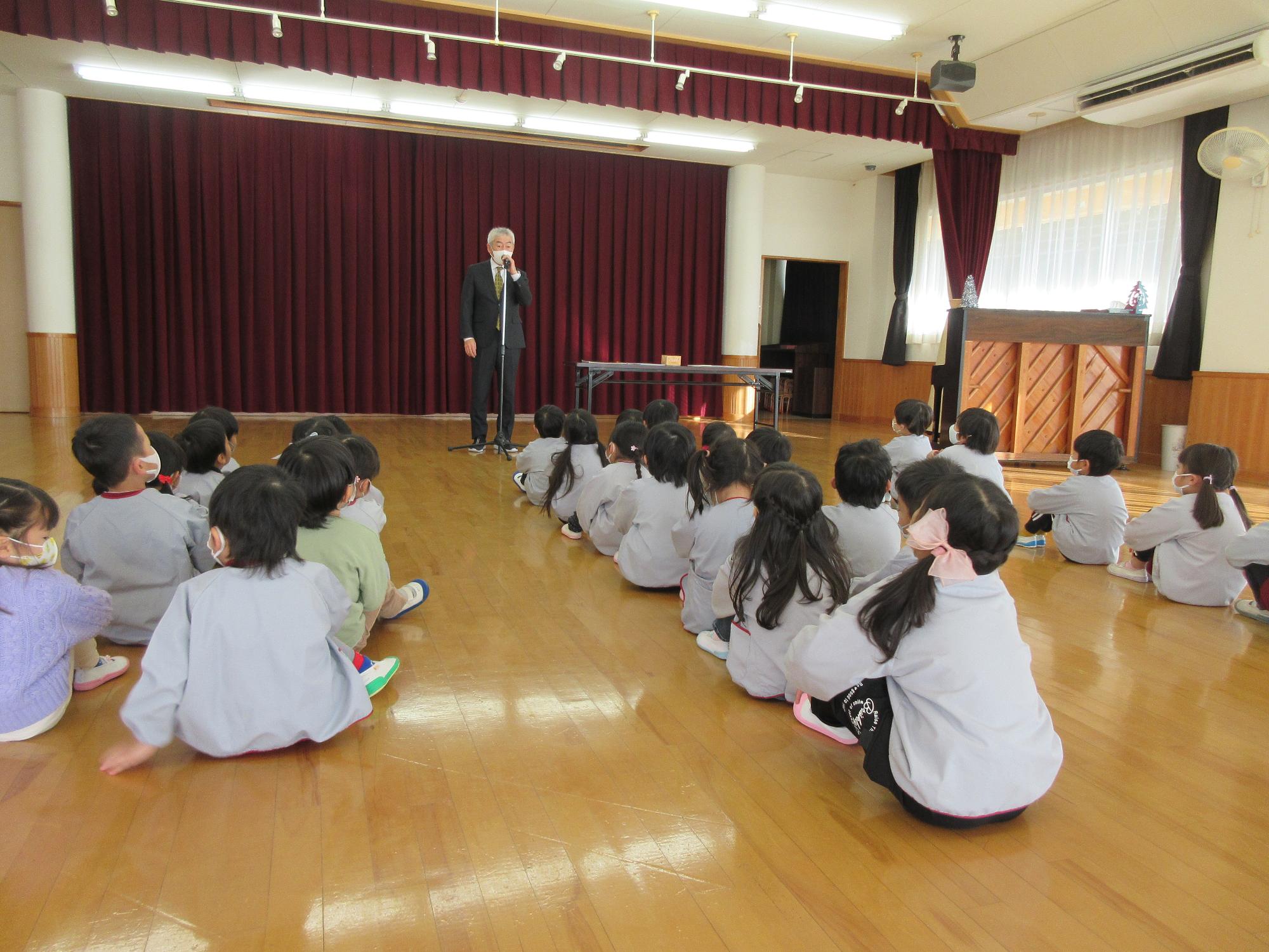終業式園長先生のお話
