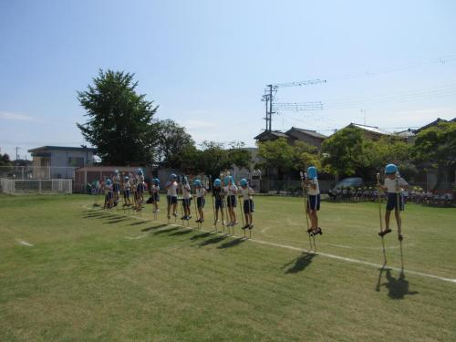 運動会　竹馬　令和7年度