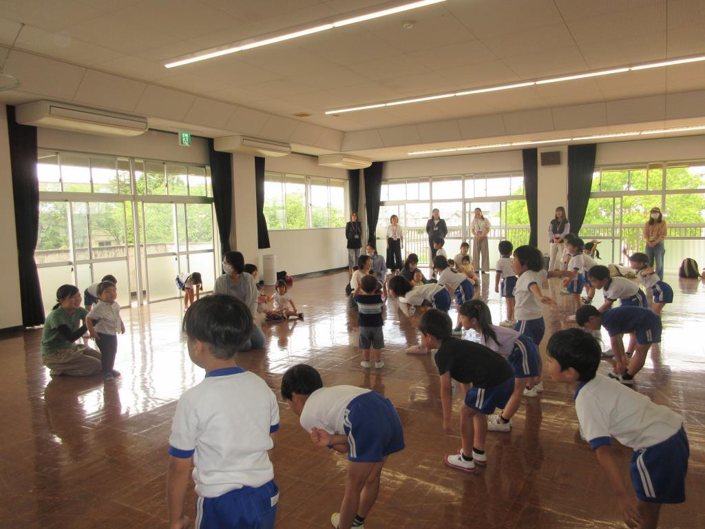 みんなで体操！