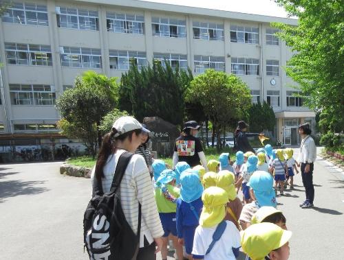 小学校に行かせてもらったよ