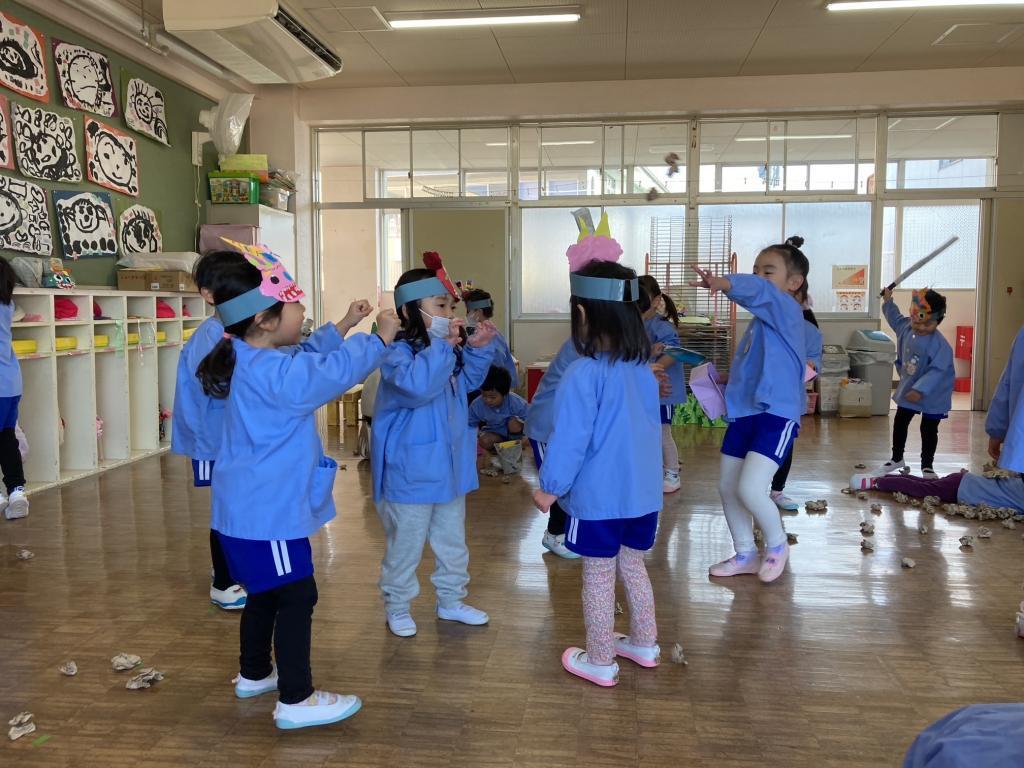 みんなで豆まきしよう！