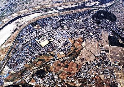 遠くからの航空写真