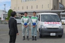 (写真)市長激励の様子