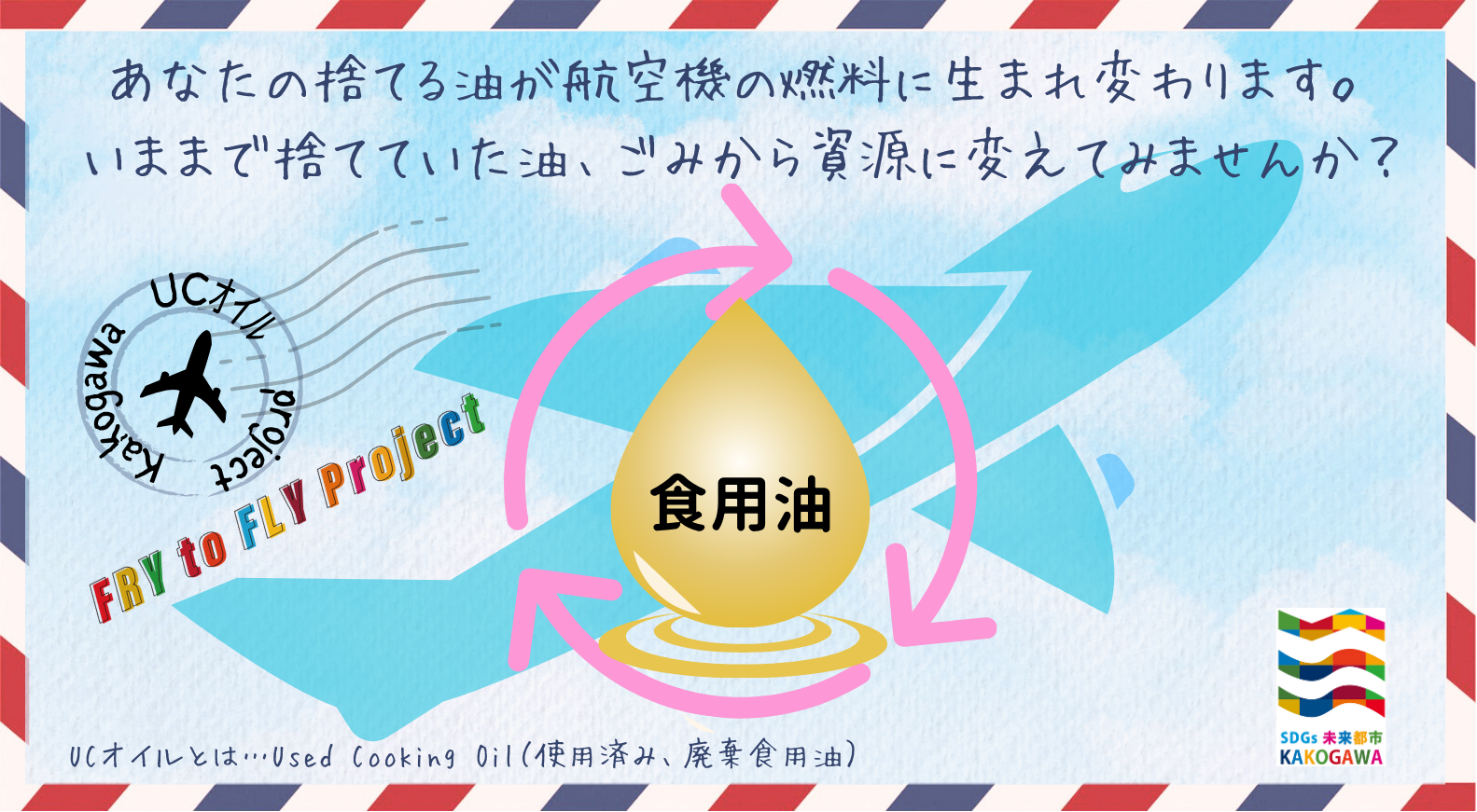 使用済み油の回収についてご協力をお願いする画像