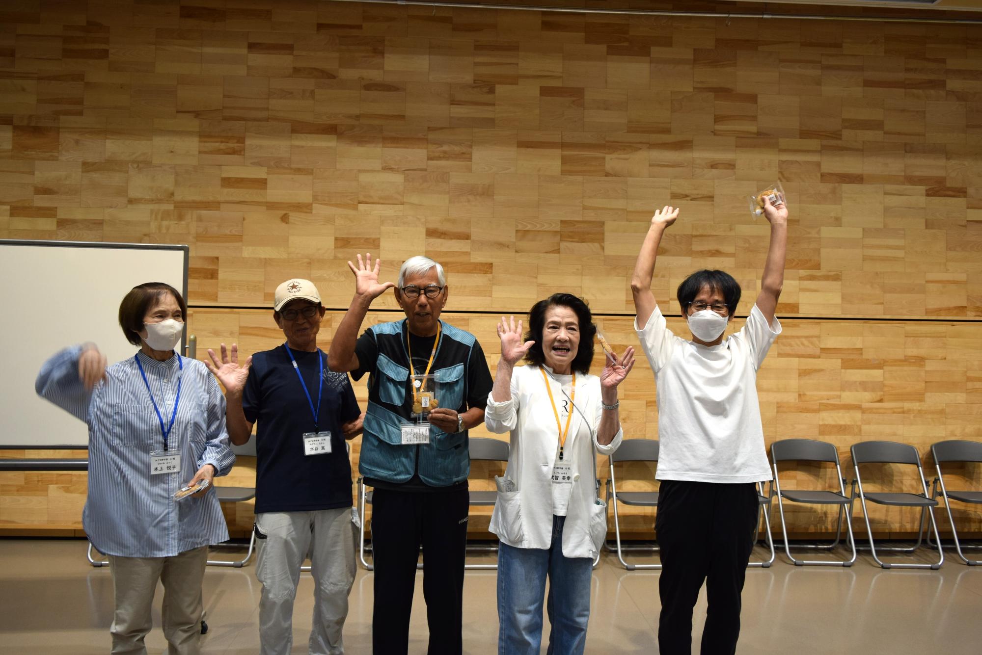 優勝チームのメンバー