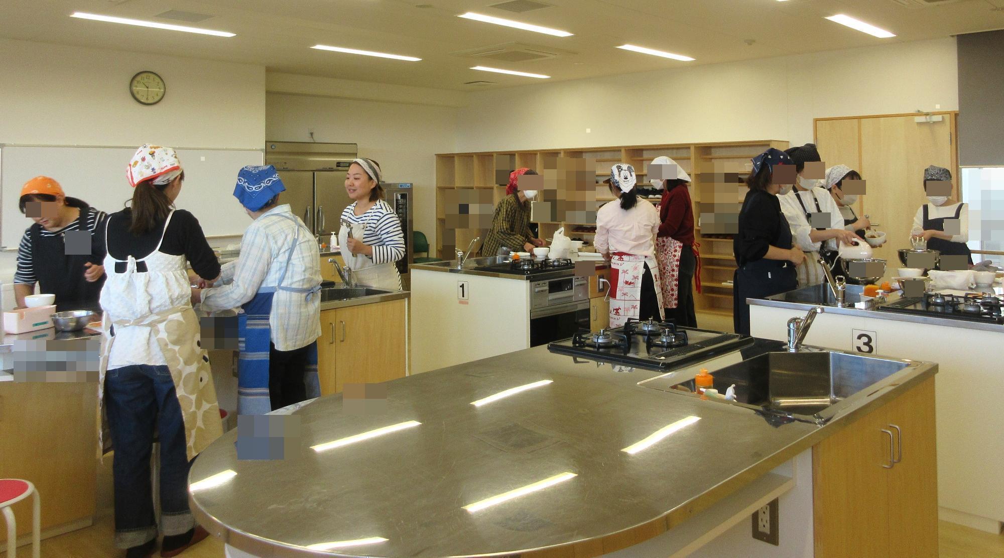 かぼちゃのチーズケーキ全体風景