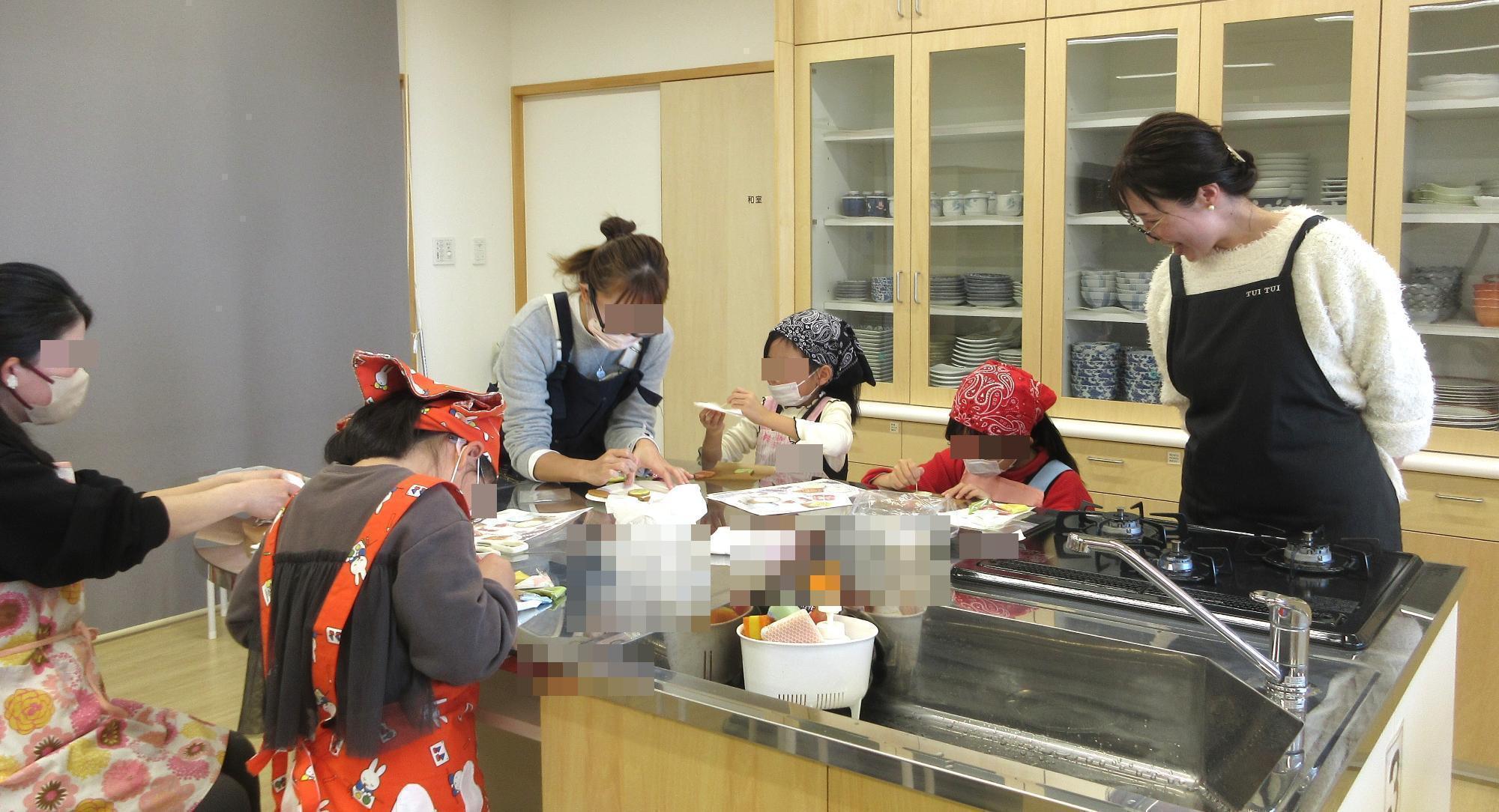 先生と一緒の全体風景