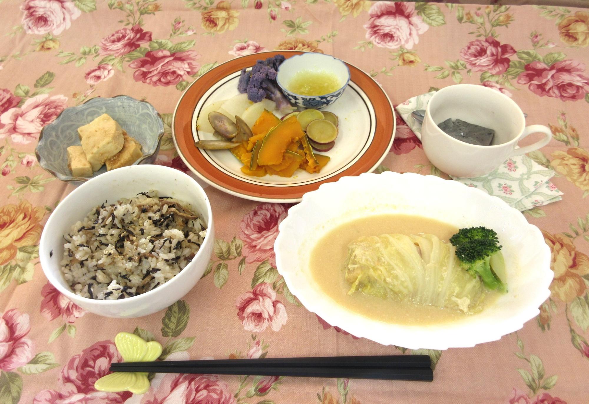 腸活メニュー出来上がり