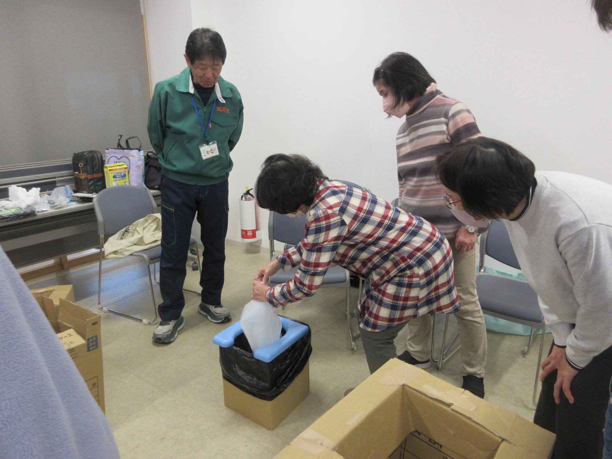 地域防災教室の様子