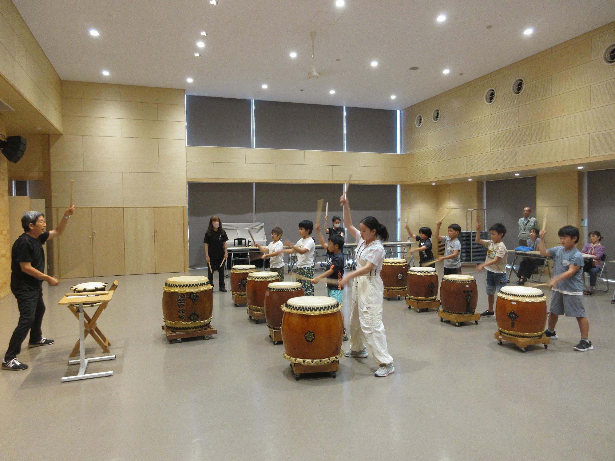 和太鼓の様子