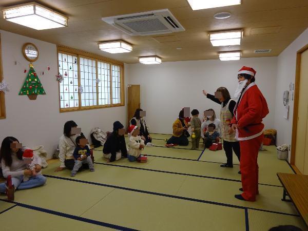 サンタさん登場