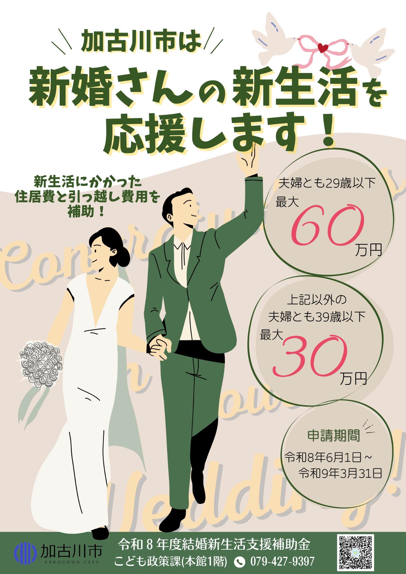 結婚新生活支援事業補助金のご案内