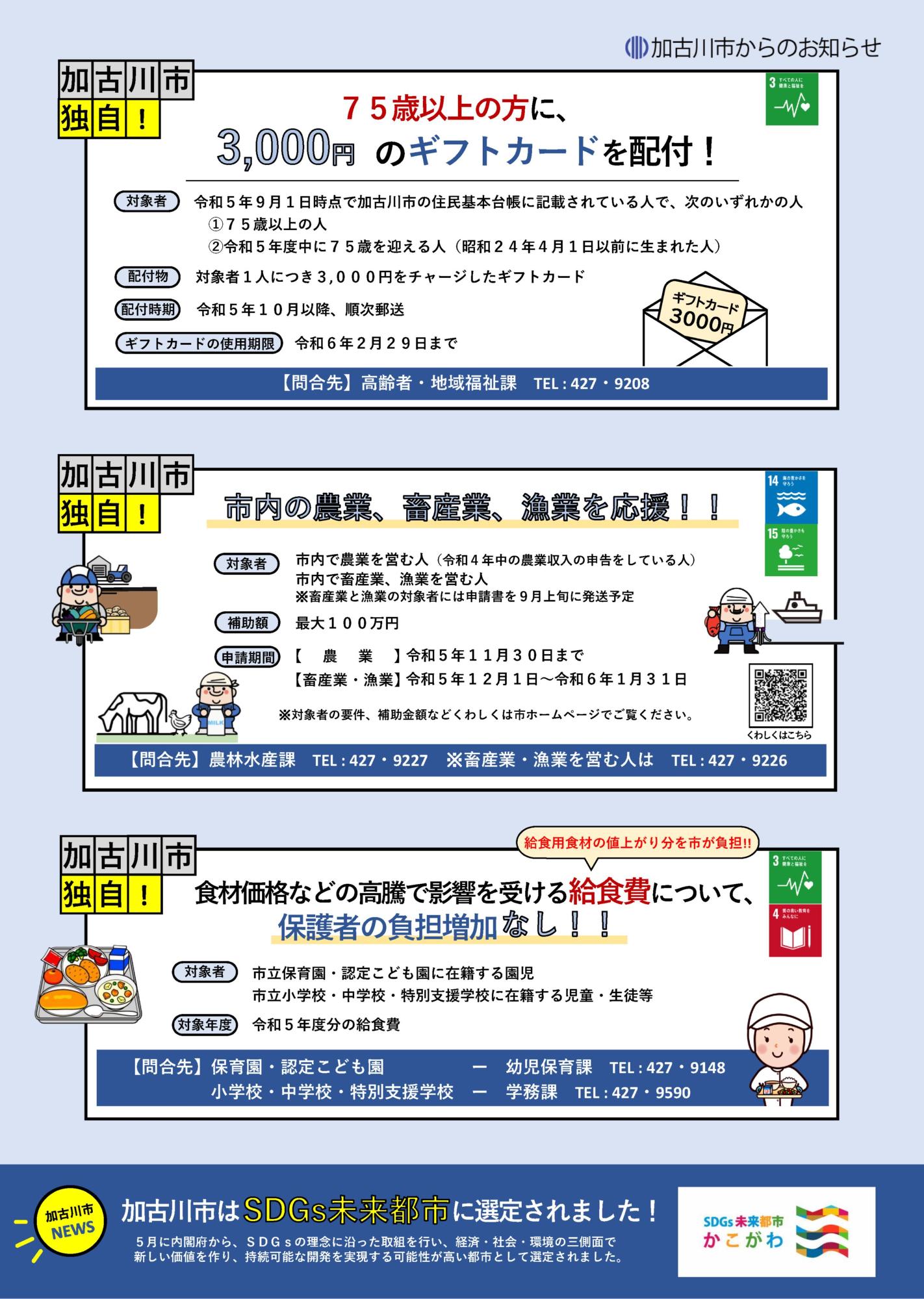 シティプロモーションペーパー７月裏面