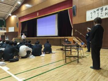 生徒代表　お礼の言葉