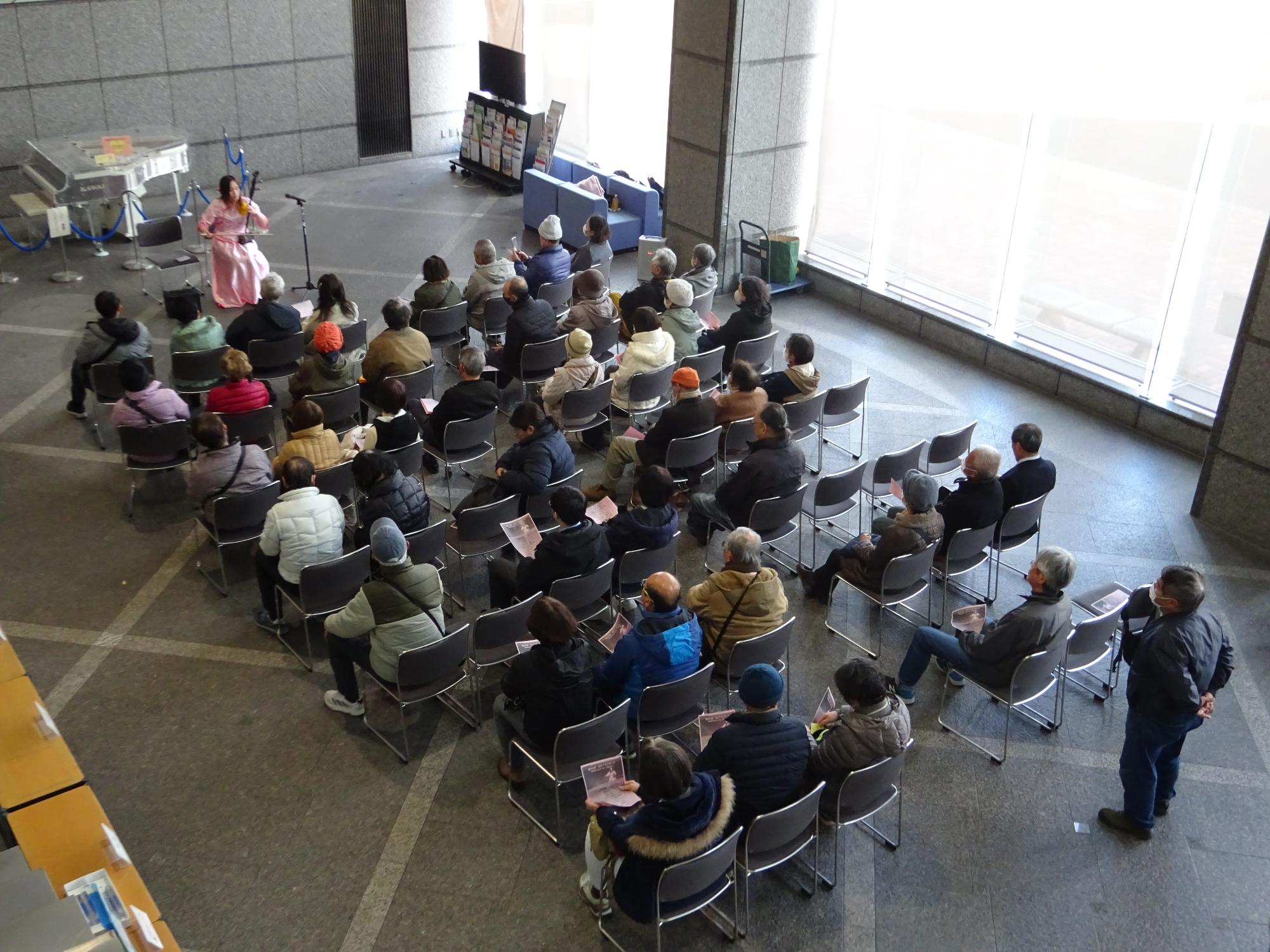 ロビーコンサートの様子