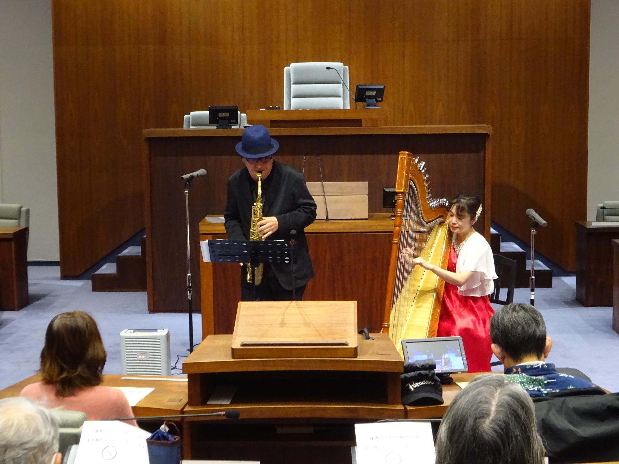 議場コンサートの様子