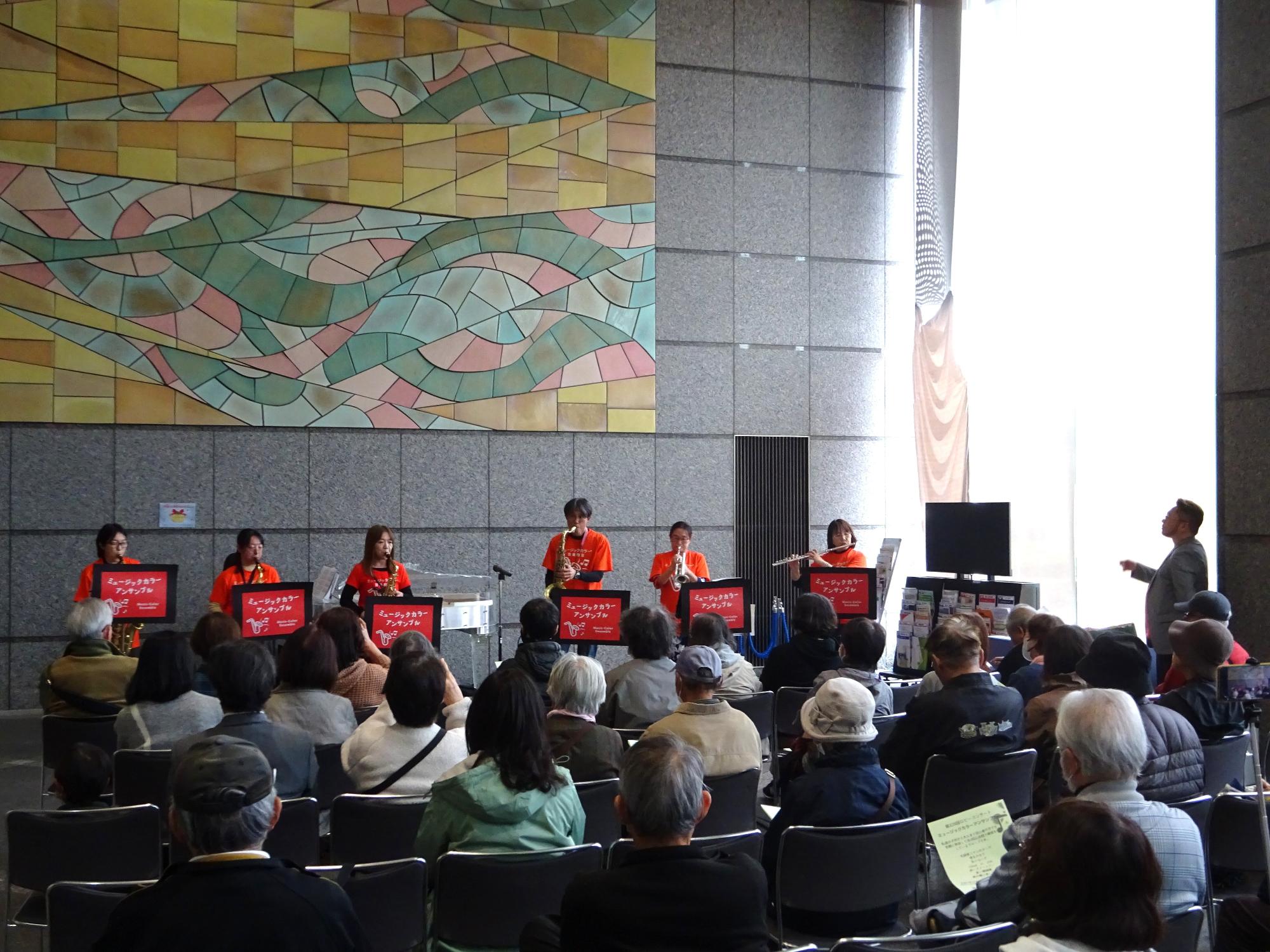 ロビーコンサートの様子