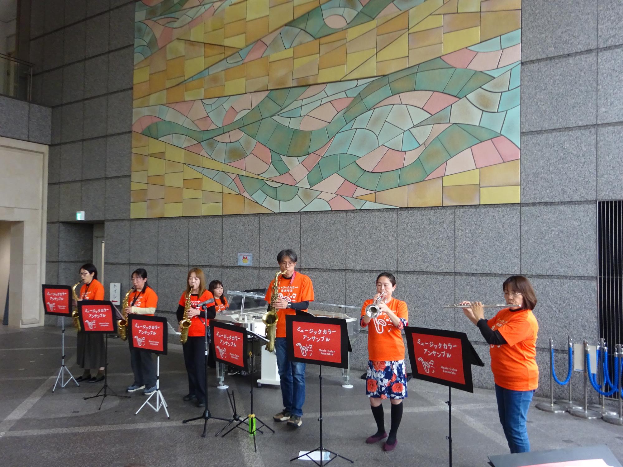 ロビーコンサートの様子