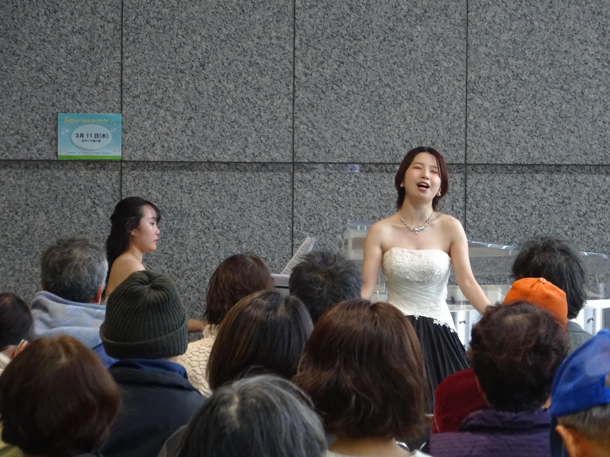 ロビーコンサートの様子