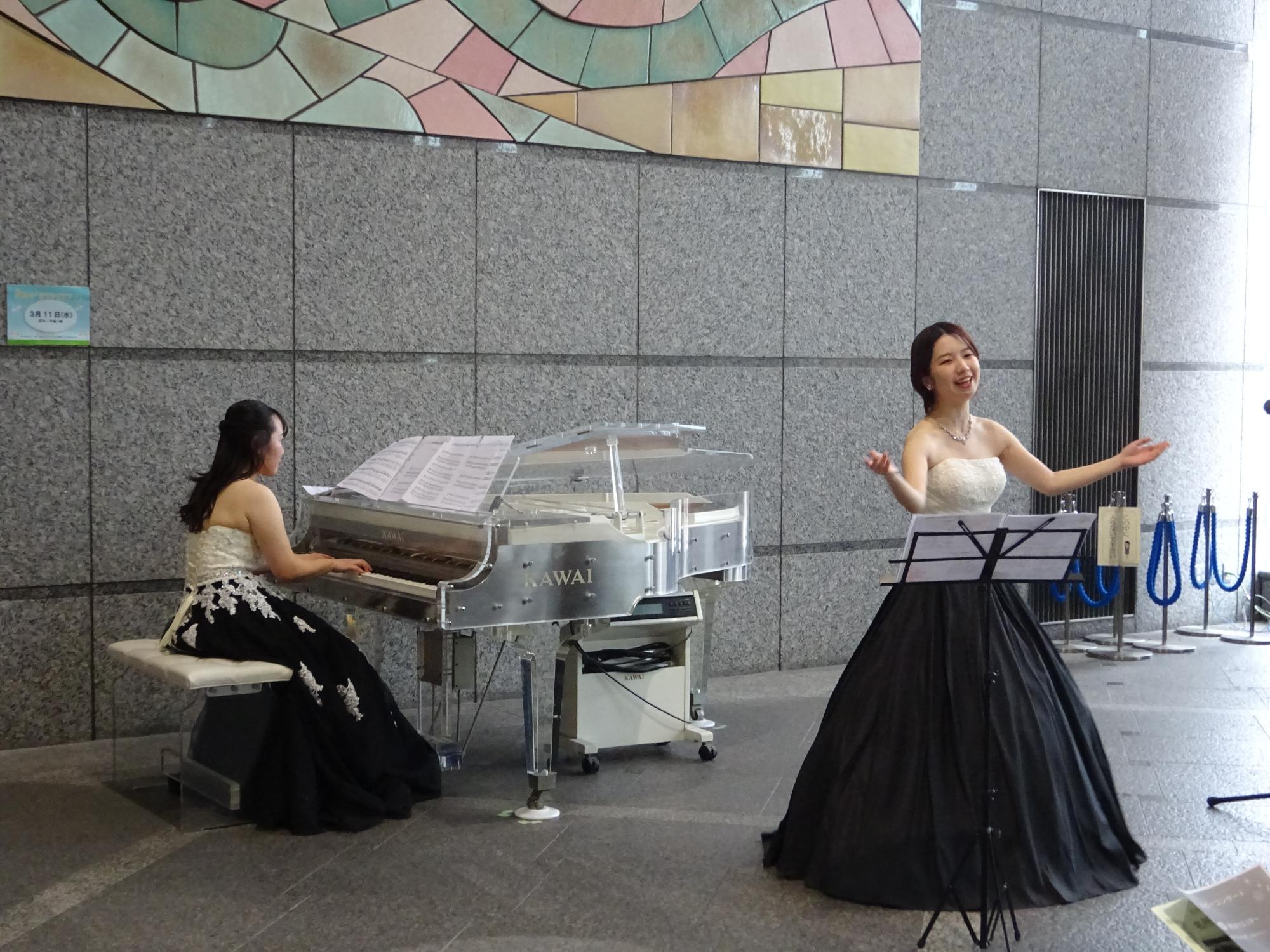 ロビーコンサートの様子