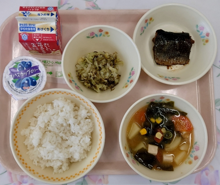 給食の写真