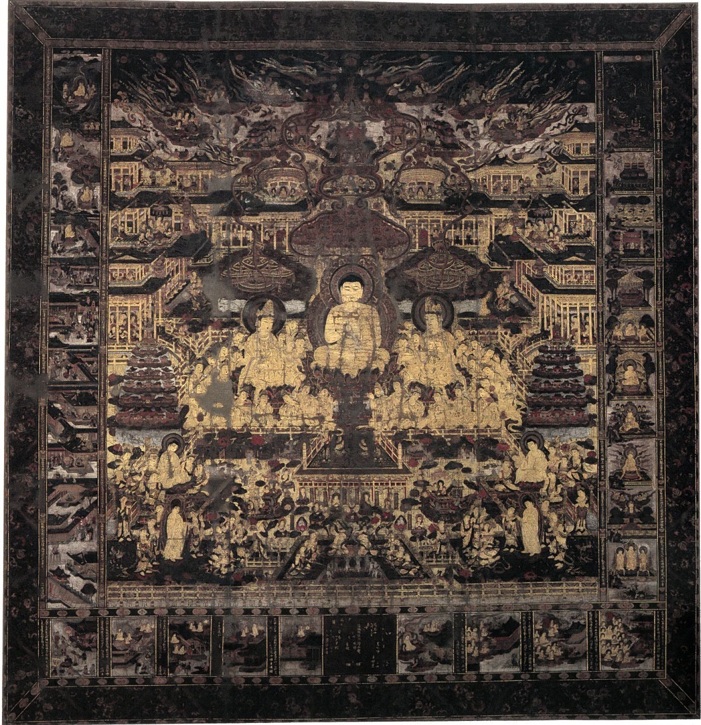 龍泉寺当麻曼荼羅図