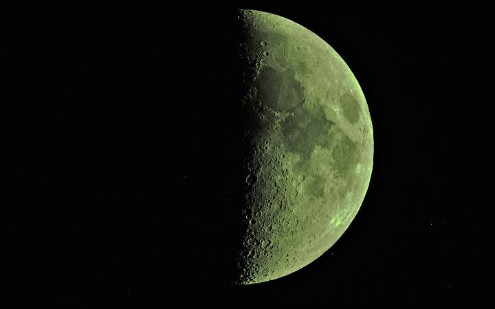 『月面X』月の全景
