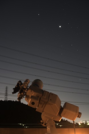 10月6日の木星と土星