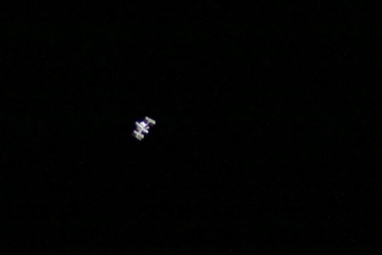 ISSの強拡大撮影