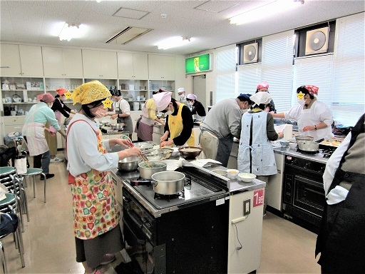 料理教室活動の様子