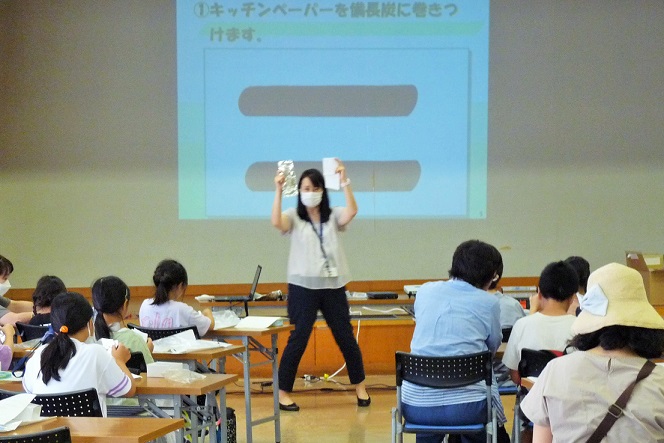 備長炭電池の作成